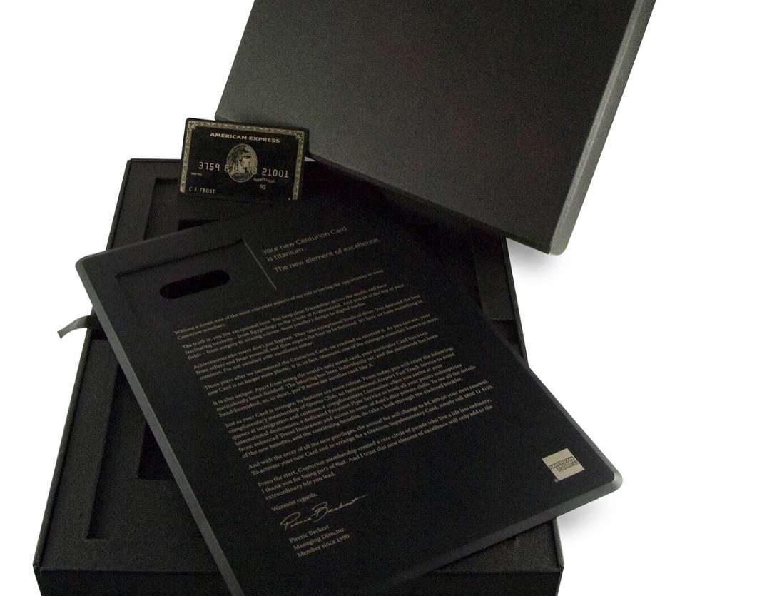 American Express Centurion acquisition pack