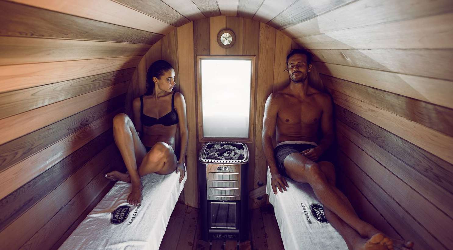Inside the Adventure Sauna